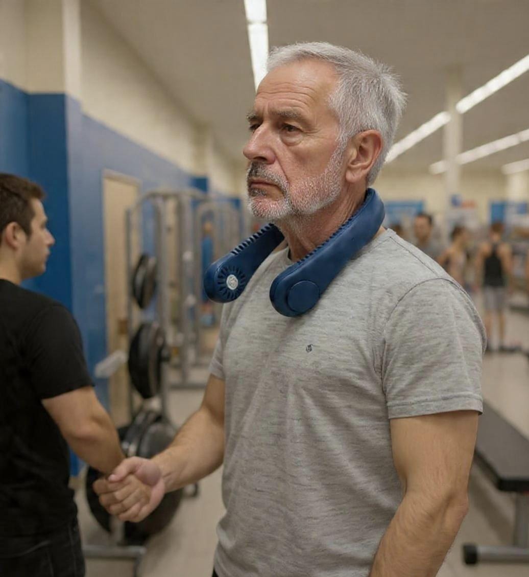 🥵Ventilador de Cuello Recargable USB 🌞🔥➡️❄️